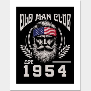 Old Man Club EST 1954 Posters and Art